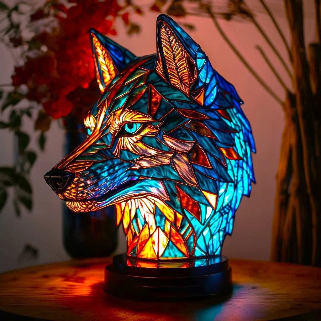 Indoor Resin Decorative Statue Lamp