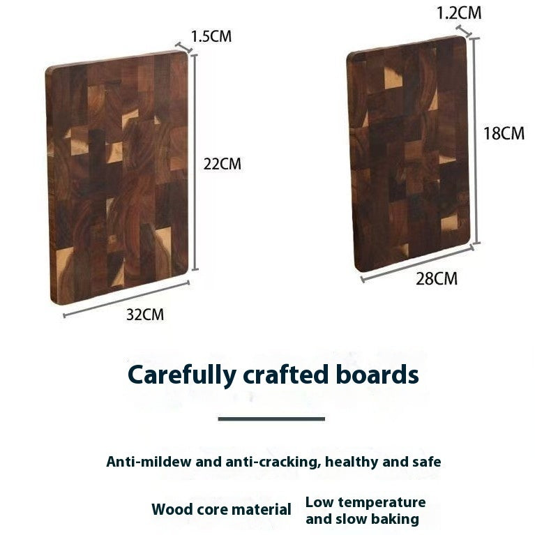Acacia Mangium Chessboard Grid Cutting Board
