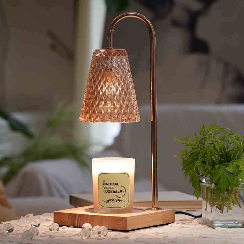 Timer Wax Melting Decorative Table Night Lamp Light